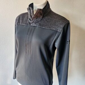 Adidas Gray 1/4 zip pullover‎ sweater womens size small